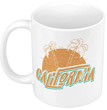 Fabulous Keramische Becher 325ml California Vereinigte Staaten Strand Hollywood Malibu