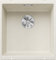 BLANCO SUBLINE 400-U | Granitspüle aus SILGRANIT softweiß | Einbauart: Unterbau | für 50 cm breite Unterschränke | Beckenform 2 in 1: zwei Becken, ein Ausschnitt und nur einmal montiert