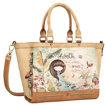 Anekke 36701-114 Mehrfarbig 39x24x11 Damen Shopper, bunt, Einheitsgröße