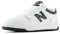 New Balance Herren 480 Sneaker, White/Black, 36 EU