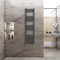 Warmehaus Straight Heated Towel Rail Radiator Ladder Anthracite Grey 1600x400mm Central Heating Radiators for Bathroom Kitchen