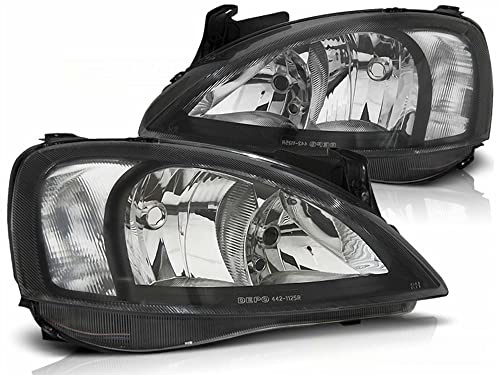 CR-Lights Scheinwerfer Set für Opel Corsa C 11.2000-09.2006 schwarz