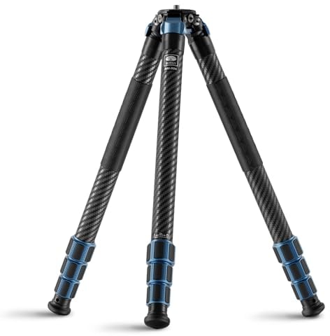 SIRUI 145cm Treppiede Fotocamera da Viaggio AM-324, Treppiede Carbonio con Gambe a 4 Sezioni, Compatto Cavalletto Fotografico per Videocamera,DSLR, Professionale Stabile Treppiedi, Carico Massimo 18KG