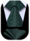 Enlision Krawatte Grün Herren Hochzeit Plaid Krawatten mit Einstecktuch Formell Business Krawatte & Taschentuch Set