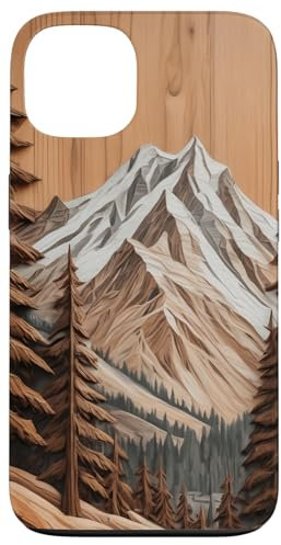 Hülle für iPhone 13 Geometrie Outdoor Holz Wandern Natur Berg Wald Liebhaber