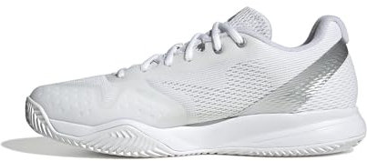 adidas Courtflash Speed 2 Mens Tennis Shoes, Cloud White/Cloud White/Core Black, 11 UK
