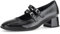 Gabor Damen Riemchen Pumps, Frauen Absatzschuhe,Court Shoes,stöckelschuhe,Spangenpumps,Mary-Jane,Trachtenschuhe,schwarz (Lack),36 EU / 3.5 UK