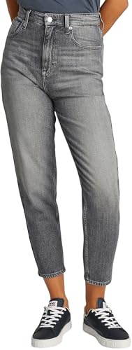 Tommy Jeans Damen Mom UH TPR Bi0177 Dw0dw20648 Zugeschnitten, Denim (Denim Black), 26W / 32L EU