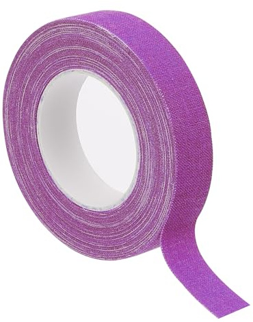 PATIKIL 0,6 Pouce x 33 Pieds Ruban Adhésif en Tissu Gaffer Néon, 1 Rouleau Ruban Adhésif Fluorescent UV Lumière Noire pour fête UV, Violet