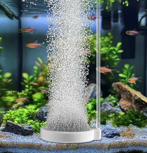 BLOTFISH Sprudelstein für Aquarium, Luftstein Bubbler für Aquarium Fischtank, Nano-Luftblasensteinbelüfter Zubehör für Aquarium (5 cm, für 5-50 Liter)
