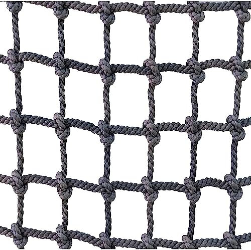 KjoiDWz Playground Rope Net Climbing Net For Kids Outdoor Sports Protective Net Sturdy And Durable Polyamide Safety Net Net Yard Frame Climbing Net, Treehouse Rope Ladder(3 * 5m(9.9 * 15.15ft))