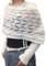 HAGOT Garnschal Damenschal, Strickschal Schal mit Ärmeln, Pulloverschal mit Ärmeln, Schal Mit äRmeln äRmelschal, Wickelpullover für Damen, Schultertuch Dirndl ZubehöR Damen, Weiß