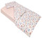 Lovely Hippo - Sábana Bajera de 80 x 160 cm + Funda Nórdica de 120 x 170 cm + Funda de Almohada Infantil de 40 x 60 cm. Cama 80x160. (Arcoíris, Cama 80x160 cm - Juego de 3)