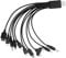 Pddenality 10 In 1 Universal Charger,Charging Cables for Multiple Devices Universal Charger with Multiple Heads,USB Multi Charger Cable for Many Adapters Compatible with Camera Computer Mobile Phone