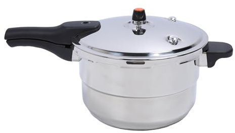 Stainless Steel Pressure Canner, Efficient Large Capacity Safe Pressure Cooker for Home Kitchen (5L)