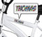 2 x personalisierbare Namensaufkleber für Fahrradrahmen, Superhelden-Schriftart, Kinder-Fahrrad, Rollstuhl, Lunchbox-Aufkleber