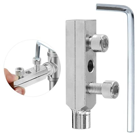 XoeLLe Extractor de Tornillos Rotos de 1/2 y 3/4, Herramienta de Extracción y Reparación, Llave Multiusos para Fregadero Grifo de Agua, Removedor de Pernos Dañados Tuberías Rotas Herramientas