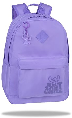 CoolPack Disney Stitch Scout – Schulrucksack mit 2 Hauptfächern & ergonomischer Polsterung (Lila)