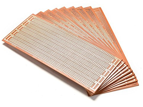 Hongtian Universal Matrix- Schede di circuiti, fai-da-te, prototipo PCB, 10 pezzi