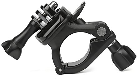 D&F Small Size Bike Handlebar Mount for Bike/Motorcycle with Rotation Function Seatpost Mount Accessories for All GoPro Hero and SJCAM Action Cameras