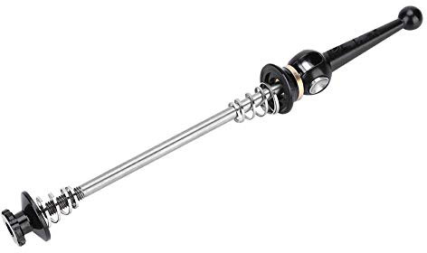 Fahrradspieße Schnellspanner Spießnabe Set, 74/100/130 / 135mm Rennrad Mountainbike Rad Spieß Titan Legierung Schnellspanner(74mm-Schwarz)