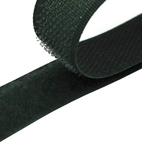 4m Klettband zum Nähen 20mm Flausch- & Hakenband 50 Farben Klettverschluss, Größe:20mm, Gurtband:017 dunkelgrün