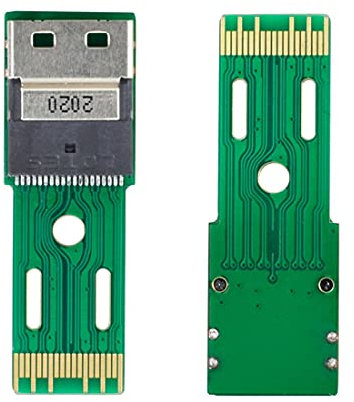 Chenyang Adaptateur d'extension SFF-8654 PCI-E Slimline SAS 4i 38 broches mâle vers SFF-8654 SAS 4.0 38 broches femelle SFF-8654
