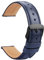 TStrap Leder Uhrenarmbänder 22mm - Ersatz Weich Blau Schnellverschluss Uhrenarmband - Smartwatch Armband für Herren Damen - Sportarmband mit Dornschließe - 14mm 16mm 18mm 19mm 20mm 21mm 23mm 24mm