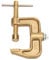 Welding Ground Clamp, 500A Welding Earth Clamp Brass Material G Shape Welding Grounding Clamp for Argon Arc Welding, Submerged Arc Welding