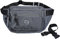 Sac Banane Homme Grand Capacité Léger Sacoche Banane avec 4 Poches et Boucle à Dégagement Rapide pour Sports Randonnée Cyclisme Promenade Chien - Gris