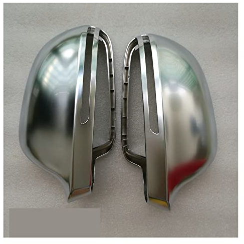 Auto Spiegelkappen Für Audi A6 C6 4F A4 A5 B8 8K Q3 SQ3 A8 D3 S4 S5 S6 S8 Silber 2008 2009 2012 2015 Seitenspiegelabdeckungen Cap Rückspiegelkappe