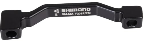Shimano Bremsscheibenadapter für Bremssattel PM auf Gabel/Rahmen PM Black 203 mm