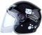 Ghzste Kinder Fahrradhelm, Kinder motorradhelm,Jungen Mädchen Warmer Winddichter Motorradhelm, Skateboardhelme Fahrrad Laufrad Scooter Mädchen Jungen Kinder (Schwarz)