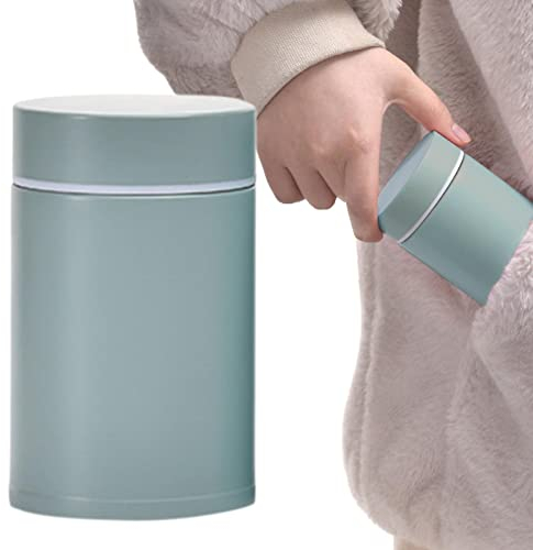 Botella de agua pequeña con aislamiento, mini botella de agua de acero inoxidable de 260 ml, linda taza de viaje con aislamiento al vacío Taza termo a prueba de derrames para mantener el café caliente
