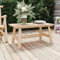 SKM Couchtisch 90x50x41 cm Massivholz Fichte, Weight: 11.05 kg, 363353