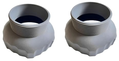 GZWY Poolschlauch Adapter für Intex-Ersatzteil 11239 Schlauchadapter Pool für Wandarmaturen, Pool Zubehör Ersatzanschluss für Intex-Adapter, Pool-Skimmerschlauch (2 Stück)