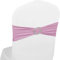 The Chair Cover Company Lot de 100 housses de chaise élastiques en élasthanne avec nœuds à boucle pour décoration de mariage, maison, fête (rose poudré)