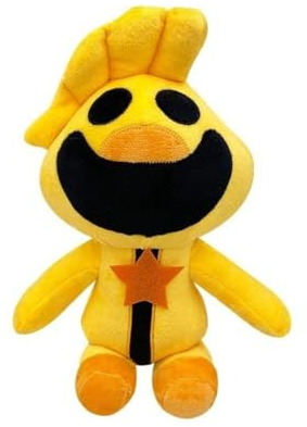 wiztex Smiling Critter Plüsch für Kinder – 30 cm weich gefülltes Katzenschläfchen-Plüschtier – warmes Kuscheltiergeschenk für alle Fans (Kicken Chicken - Smiling Critter)