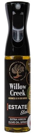 Willow Creek | Extra Virgin Olive Oil Spray | 300ml Bottle | Globally Award Winning | Non-Drip | Precise Application | Zero Waste | Ideal for Salad, Pasta, Pizza, Meat, Veg | Premium Olive Oil Spray