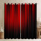 Homemissing Abstrakte Ombre Fenstervorhang 245x140cm Kinder Rot und Schwarz Gestreift Blickdichte Vorhänge für Jungen Mädchen Modern Mode Vorhänge Geometrisch Stripes Vorhänge Gardinen Dekor Vorhänge