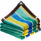 DGSFES Rete Ombreggiante Con Occhielli,85% Tenda da Sole Traspirante per Esterno Vela Ombreggiante Impermeabile per Serra Balconi Patio Pergola,6X8m Telo Ombreggiante