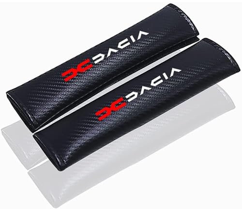 BCXSOTFC Zweierpack Auto-Sicherheitsgurtpolster, für Dacia Reisebegleiter Innenausstattung, weich und bequem