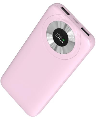 Power Bank 10000mAh, Battery Pack Phone Charger 3A Fast Charging with Built-in Cables, USB-C in&out Portable Charger with 4 Outputs & 2 Inputs Compatible with iPhone 16/15/14/13/12, Samsung, Xiaomi