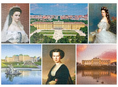 MyPuzzle Kaiserin Elisabeth - Sisi - Collage Nr.2 - Wien - Premium 1000 Teile Puzzle - MyPuzzle Sonderkollektion von Starnberger Spiele