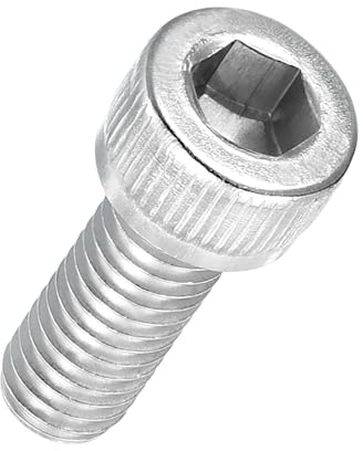 Kozelo Socket Head Cap Screws M6-1x16mm 304 Stainless Steel Silver 50pcs | Allen Socket Drive for Electrical Motor 3D Printing Fan Engine Replacement Use