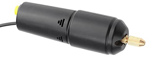 Tbest Taladro manual USB para manualidades de resina, mini taladros eléctricos portátiles y pequeños, taladro USB de mano con 3 brocas CC 5 V