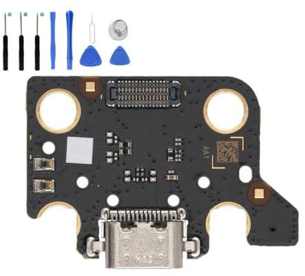 Eutoping USB Ladeanschluss für Samsung Galaxy Tab A7 4G T505 Galaxy Tab A7 Wi-Fi T500 Dock Connector Charger Board Flex Kabel Montage Ersatz mit Werkzeug