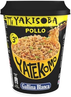 Yatekomo Oriental Chicken Noodles Yakisoba in Cup 93 g Pack of 6