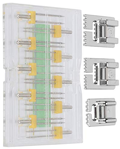 and Presser Foot Set - 10 Pairs of Sewing Machine Tools with Storage Box for Various Sewing Needs