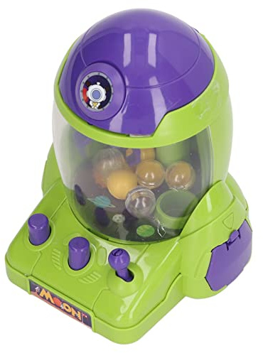 Fdit Mini-Weltraumklauenmaschine, Exquisiter Süßigkeiten-Greifer in Cartoon-Raumform, Verbessert die Eltern-Kind-Interaktion für Material: Kunststoff (Green)